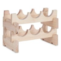   Palacktartó Kipit GL6G Természetes 36,5 x 21 x 25 cm 6 palack MOST 14850 HELYETT 8888 Ft-ért!