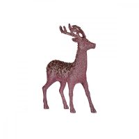   Dekoráció Közepes Szarvas Rózsaszín Aranysàrga Műanyag (15 x 45 x 30 cm) MOST 15090 HELYETT 5457 Ft-ért!