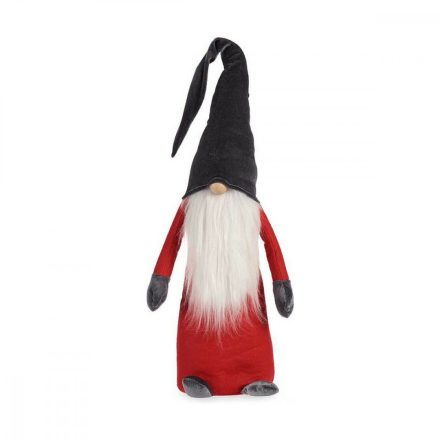 Dekoratív Figura Gnóm Piros Szürke Fehér Fa Homok 20 x 100 x 25 cm MOST 7185 HELYETT 4299 Ft-ért!