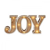   Dekoratív Figura Joy Fény 3,7 x 11,5 x 26 cm Természetes Fa MOST 6180 HELYETT 1191 Ft-ért!