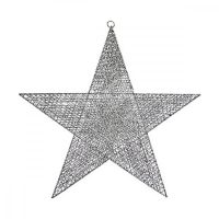  Karácsonyfagömb Ezüst színű Csillag 50 x 51,5 x 0,5 cm Fém MOST 5747 HELYETT 1521 Ft-ért!