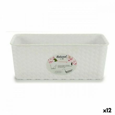 Ültetőláda Stefanplast Fehér Műanyag 13 x 11 x 28,5 cm (12 egység) MOST 36962 HELYETT 22678 Ft-ért!