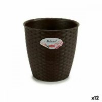   Virágcserép Stefanplast Műanyag Csokoládé 19 x 17,5 x 19 cm (12 egység) MOST 24711 HELYETT 15849 Ft-ért!