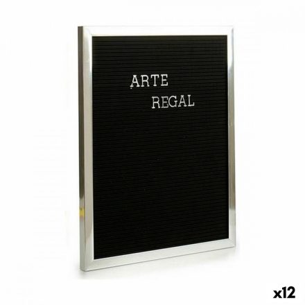 Kép Ezüst színű Fekete Panel 144 Betűk (2,5 x 50,5 x 40,5 cm) (12 egység) MOST 67180 HELYETT 52855 Ft-ért!