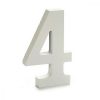 Számok Pincello 4 Fehér 1,8 x 21 x 17 cm (12 egység) MOST 9668 HELYETT 5424 Ft-ért!