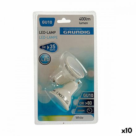 LED Izzók Grundig 6400 K Fehér 5 W GU10 400 lm (5 x 6 x 5 cm) (10 egység) MOST 38091 HELYETT 25961 Ft-ért!