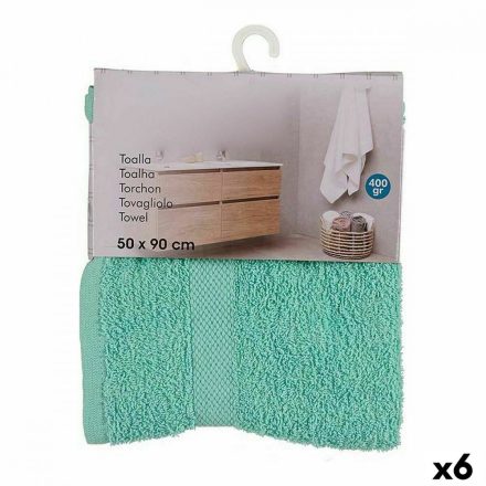 Fürdőlepedő Berilo 5312 Türkizkék 80 % Pamut 20 % Poliészter 50 x 90 cm (6 egység) MOST 17951 HELYETT 10748 Ft-ért!