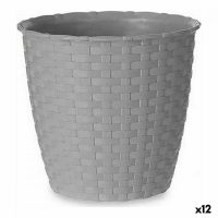   Virágcserép Stefanplast Szürke Műanyag 14 x 13 x 14 cm (12 egység) MOST 18771 HELYETT 11236 Ft-ért!