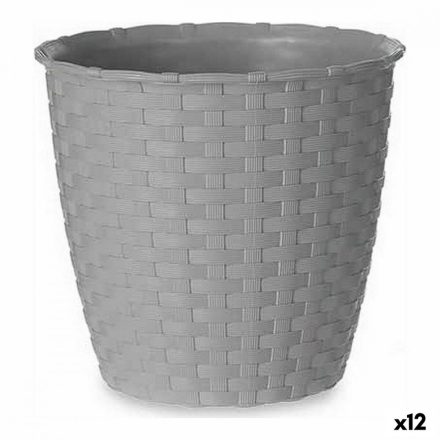 Virágcserép Stefanplast Szürke Műanyag 14 x 13 x 14 cm (12 egység) MOST 18771 HELYETT 11236 Ft-ért!