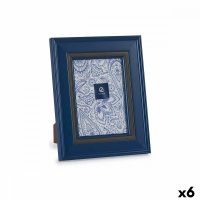   Fényképkeret Kristály Kék Műanyag (6 egység) (2 x 26 x 21 cm) MOST 15090 HELYETT 9673 Ft-ért!