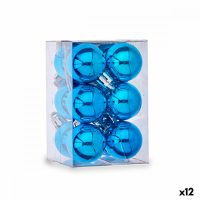   Karácsonyi gömbök készlet Ø 3 cm Kék Műanyag 12 x 6 x 6 cm (12 egység) MOST 18740 HELYETT 7664 Ft-ért!