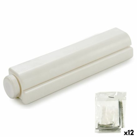 Ruhaszárító Kipit 21940 Fehér Nylon polipropilén 34,5 x 6 x 6 cm Kihúzható (12 egység) MOST 51596 HELYETT 40594 Ft-ért!