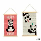   Fali Dekoráció Panda Medve 1 x 54 x 33 cm (24 egység) MOST 54937 HELYETT 37436 Ft-ért!