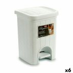   Pedál tartály Stefanplast Elegance Fehér Fekete Műanyag 6 L 20,5 x 27,5 x 20,5 cm (6 egység) MOST 47017 HELYETT 32037 Ft-ért!