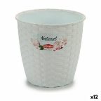   Kaspó Stefanplast Fehér Műanyag 14 x 13 x 14 cm (12 egység) MOST 18771 HELYETT 11236 Ft-ért!