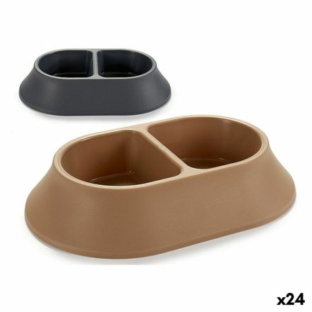 Kisállat takarmánytál Műanyag 34,5 x 7 x 22,5 cm (24 egység) MOST 24781 HELYETT 15204 Ft-ért!