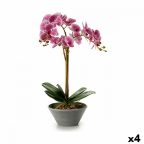   Dekor növény Orchidea 16 x 48 x 28 cm Műanyag (4 egység) MOST 39631 HELYETT 25415 Ft-ért!