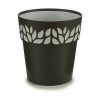 Önöntöző virágcserép Stefanplast Cloe Antracit Műanyag 19 x 19 x 19 cm (12 egység) MOST 33172 HELYETT 20355 Ft-ért!