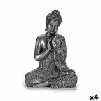   Dekoratív Figura Buddha Ülés Ezüst színű 22 x 33 x 18 cm (4 egység) MOST 59191 HELYETT 46564 Ft-ért!