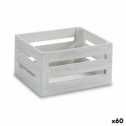 Dekoratív doboz Fehér Fa 16 x 8 x 11 cm (60 egység) MOST 62980 HELYETT 49548 Ft-ért!