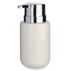 Szappanadagoló Berilo J1017-A-BLANCO Fehér Ezüst színű Fém Kerámia 300 ml 7 x 14,5 x 8,5 cm (6 egység) MOST 20519 HELYETT 12592 Ft-ért!