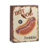 Papírtáska Hotdog & Coffee 10 x 33 x 25,5 cm (12 egység) MOST 10364 HELYETT 6201 Ft-ért!