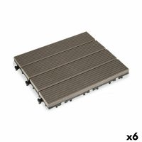   Reteszelő padlólap Ibergarden SM-4P-ALDH Fekete Polietilén Kompozit 30 x 2,6 x 30 cm (6 egység) MOST 33404 HELYETT 20496 Ft-ért!