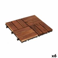   Reteszelő padlólap Ibergarden A12P3030TDC-3A Barna Polietilén Akácfa 30 x 2,8 x 30 cm (6 egység) MOST 21316 HELYETT 13080 Ft-ért!
