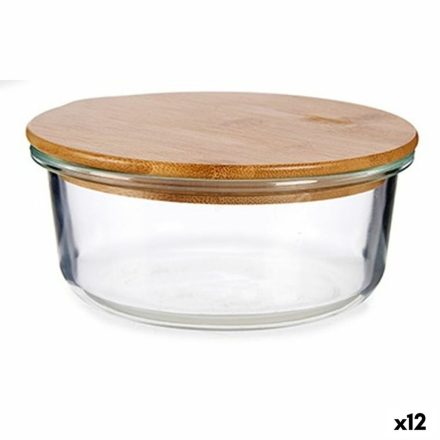 Kerek ebéddoboz fedéllel Vivalto LHB-HR-620F Bambusz 15 x 6,5 x 15 cm (12 egység) MOST 51696 HELYETT 35229 Ft-ért!