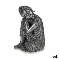   Dekoratív Figura Buddha Ülés Ezüst színű 20 x 30 x 20 cm (4 egység) MOST 59191 HELYETT 46564 Ft-ért!