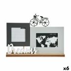   Fényképtartó Dreams Kerékpár Fehér Fekete Szürke Fa 6 x 27 x 37,5 cm (6 egység) MOST 56971 HELYETT 44827 Ft-ért!