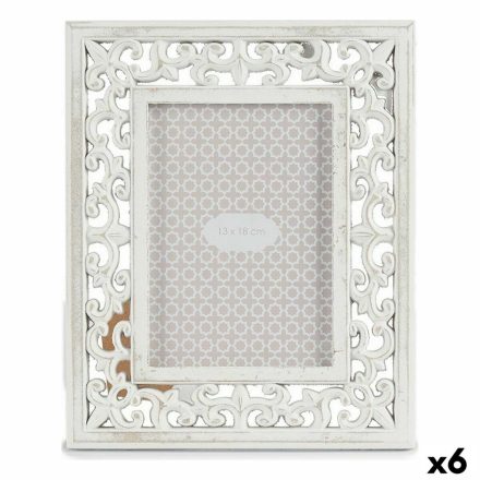Fényképkeret Fa Fehér 22 x 27 x 1 cm (6 egység) MOST 26297 HELYETT 16139 Ft-ért!