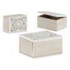 Dekoratív doboz 16 x 8 x 11 cm Fa (6 egység) MOST 18477 HELYETT 11335 Ft-ért!