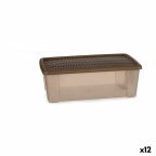   Tárolódoboz fedéllel Stefanplast Elegance Bézs szín Műanyag 5 L 19,5 x 11,5 x 33 cm (12 egység) MOST 38726 HELYETT 24836 Ft-ért!