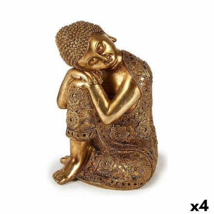 Dekoratív Figura Buddha Ülés Aranysàrga 20 x 30 x 20 cm (4 egység) MOST 59191 HELYETT 46564 Ft-ért!