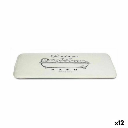 Fürdőszoba szőnyeg Relax Bath Fehér 40 x 1,5 x 60 cm (12 egység) MOST 42631 HELYETT 29053 Ft-ért!