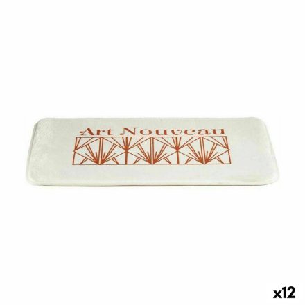 Fürdőszoba szőnyeg Art Nouveau Fehér Bronz 40 x 1,5 x 60 cm (12 egység) MOST 42631 HELYETT 29053 Ft-ért!