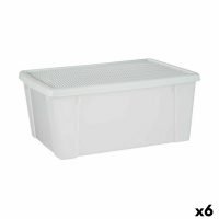   Tárolódoboz fedéllel Stefanplast Elegance Fehér Műanyag 29 x 17 x 39 cm (6 egység) MOST 35524 HELYETT 22786 Ft-ért!