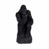 Dekoratív Figura Gorilla Fekete 20 x 45 x 20 cm (2 egység) MOST 55981 HELYETT 44042 Ft-ért!