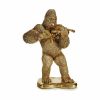 Dekoratív Figura Gorilla Hegedű Aranysàrga 16 x 40 x 30 cm (3 egység) MOST 59949 HELYETT 47167 Ft-ért!