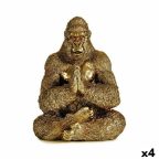   Dekoratív Figura Yoga Gorilla Aranysàrga 16 x 27,5 x 22 cm (4 egység) MOST 51889 HELYETT 40826 Ft-ért!