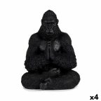   Dekoratív Figura Gorilla Yoga Fekete 16 x 28 x 22 cm (4 egység) MOST 51889 HELYETT 40826 Ft-ért!
