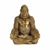 Dekoratív Figura Gorilla Yoga Aranysàrga 19 x 26,5 x 22 cm (4 egység) MOST 51889 HELYETT 40826 Ft-ért!