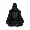 Dekoratív Figura Gorilla Yoga Fekete 19 x 26,5 x 22 cm (4 egység) MOST 51889 HELYETT 40826 Ft-ért!