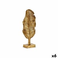   Dekoratív Figura Növényi levél Aranysàrga 8 x 43,5 x 17 cm (6 egység) MOST 50613 HELYETT 39817 Ft-ért!