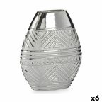   Váza Szélesség Ezüst színű Kerámia 9,8 x 26,5 x 22 cm (6 egység) MOST 51093 HELYETT 40198 Ft-ért!