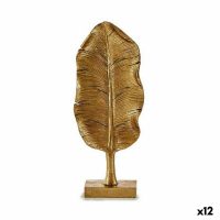   Dekoratív Figura Növényi levél Aranysàrga 6,5 x 33,3 x 10 cm (12 egység) MOST 50319 HELYETT 39594 Ft-ért!