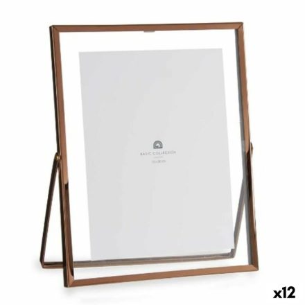 Fényképkeret Réz Fém Üveg Műanyag 20,5 x 1 x 25,2 cm (12 egység) MOST 51596 HELYETT 40594 Ft-ért!