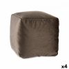 Puff Bársony Szürke 30 x 30 x 30 cm (4 egység) MOST 37511 HELYETT 23017 Ft-ért!