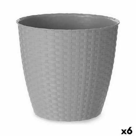 Virágcserép Stefanplast Szürke Műanyag 24 x 22,3 x 24 cm (6 egység) MOST 20852 HELYETT 12790 Ft-ért!